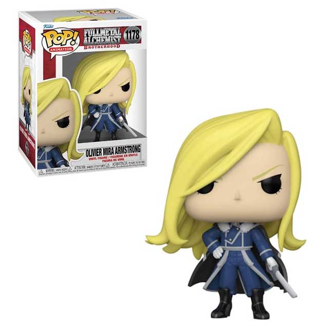 Funko Pop Olivier Mira Armstrong 1178 Fullmetal Alchemist Brotherood
