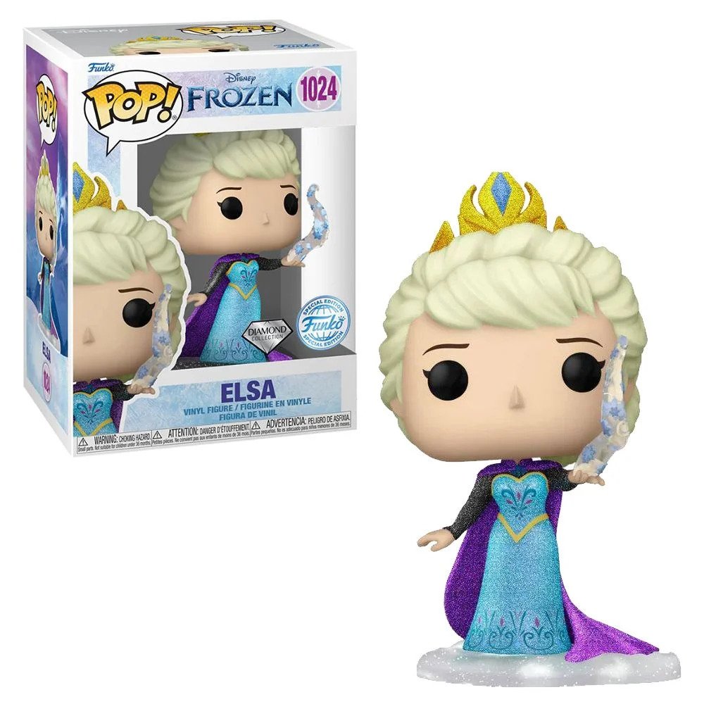 Funko Pop Elsa 1024 Disney Ultimate Princess Frozen Diamond Collection Special Edition