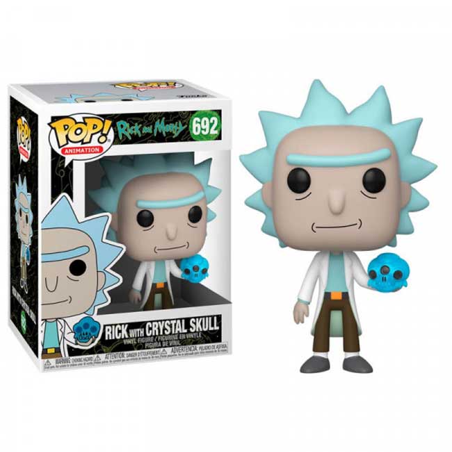 Funko Pop Rick with Crystal Skull Rick and Morty 692
