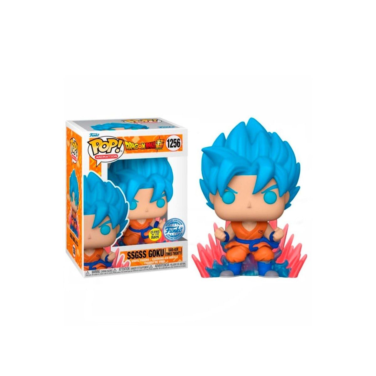 Funko Pop SSGSS Goku Kaio-Ken Times Twenty 1256 Dragon Ball Super Special Edition