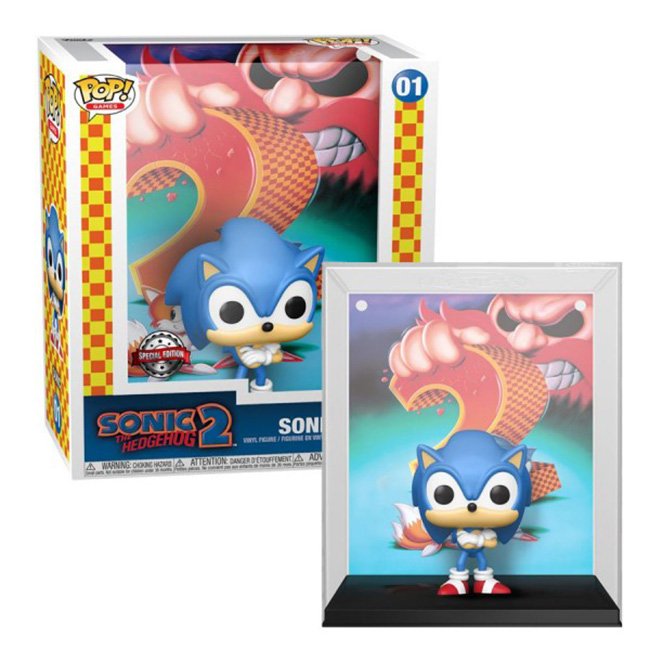 Funko Pop Sonic The Hedgehog 2 Game Cover 01