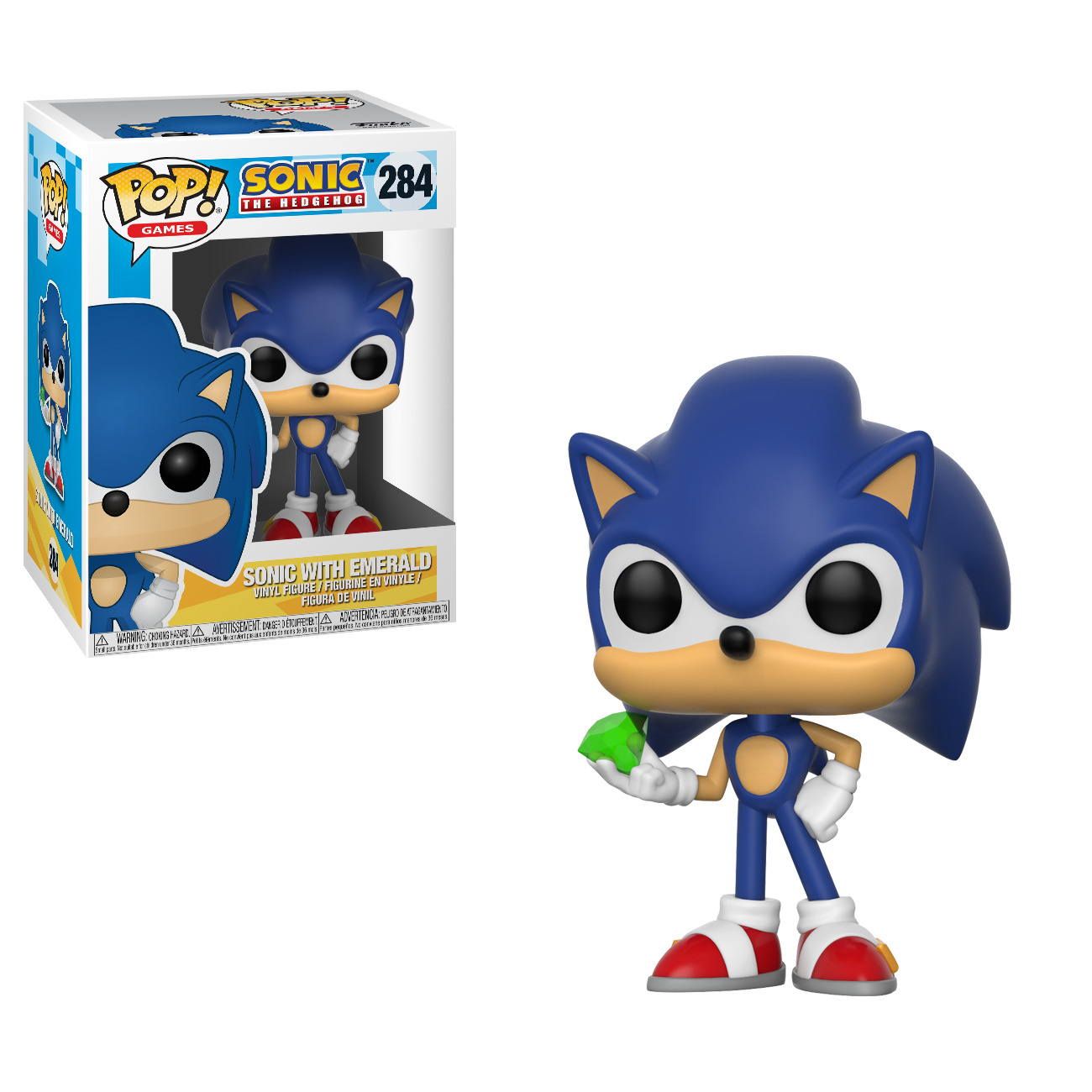 Funko Pop Sonic with emerald 284