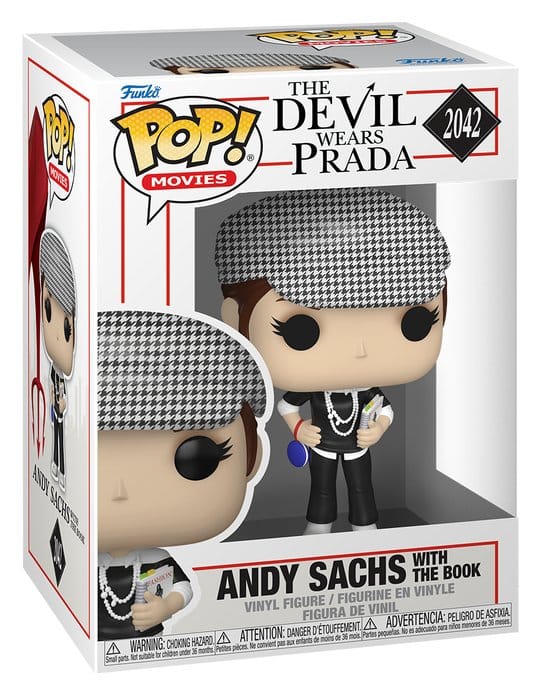 Funko Pop Andy Sachs withThe Book 2042 The Devil Wears Prada