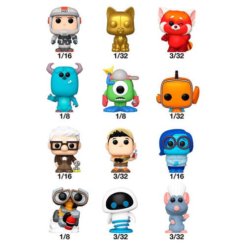Funko Pop Bitty Pop Disney Pixar