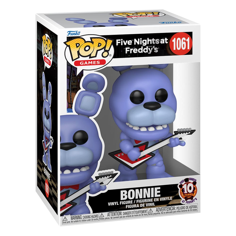 Funko Pop Bonnie 1061 Five Nights At Freddy's 10th Anniversary