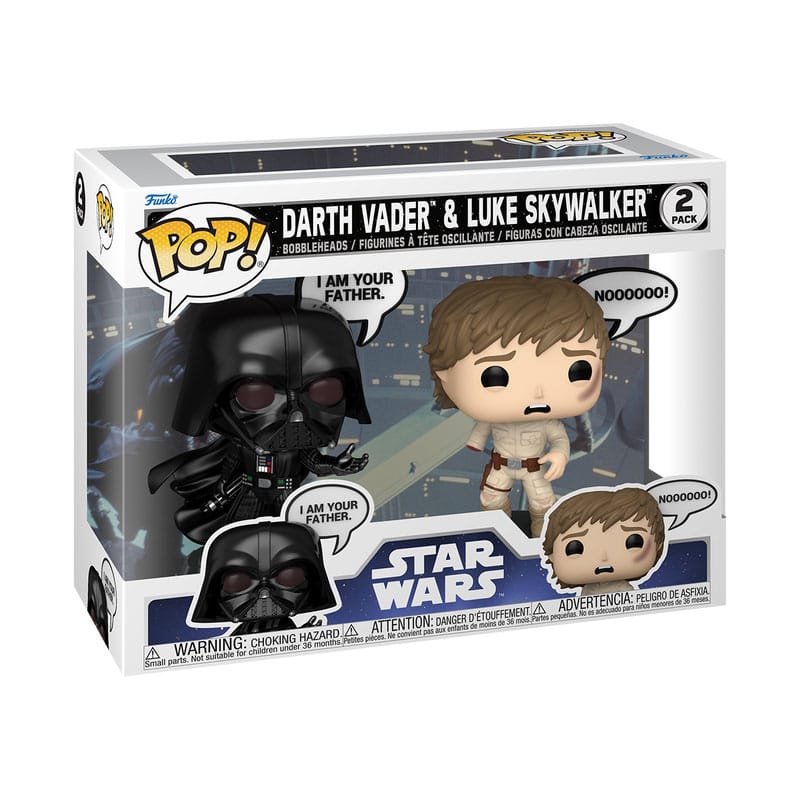 Funko Pop Darth Vader and Luke Skywalker 2-Pack Star Wars