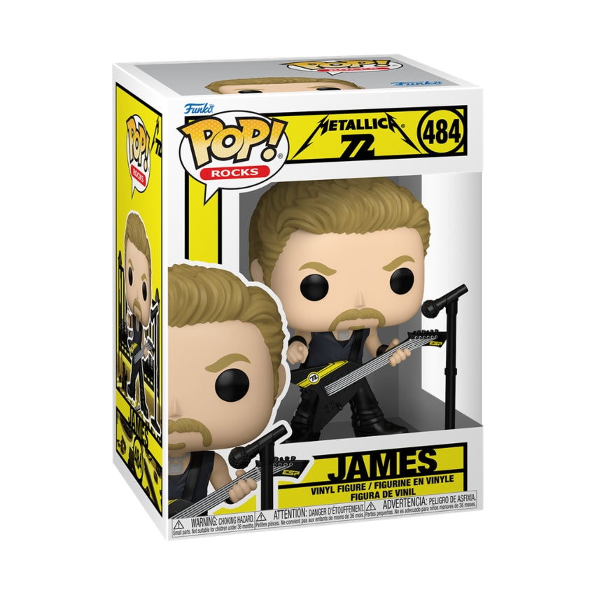 Funko Pop James 484 Metallica 72s Concert