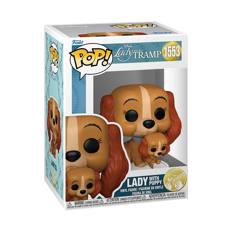 Funko Pop Lady with Puppy 1553 Lady and the Tramp Disney