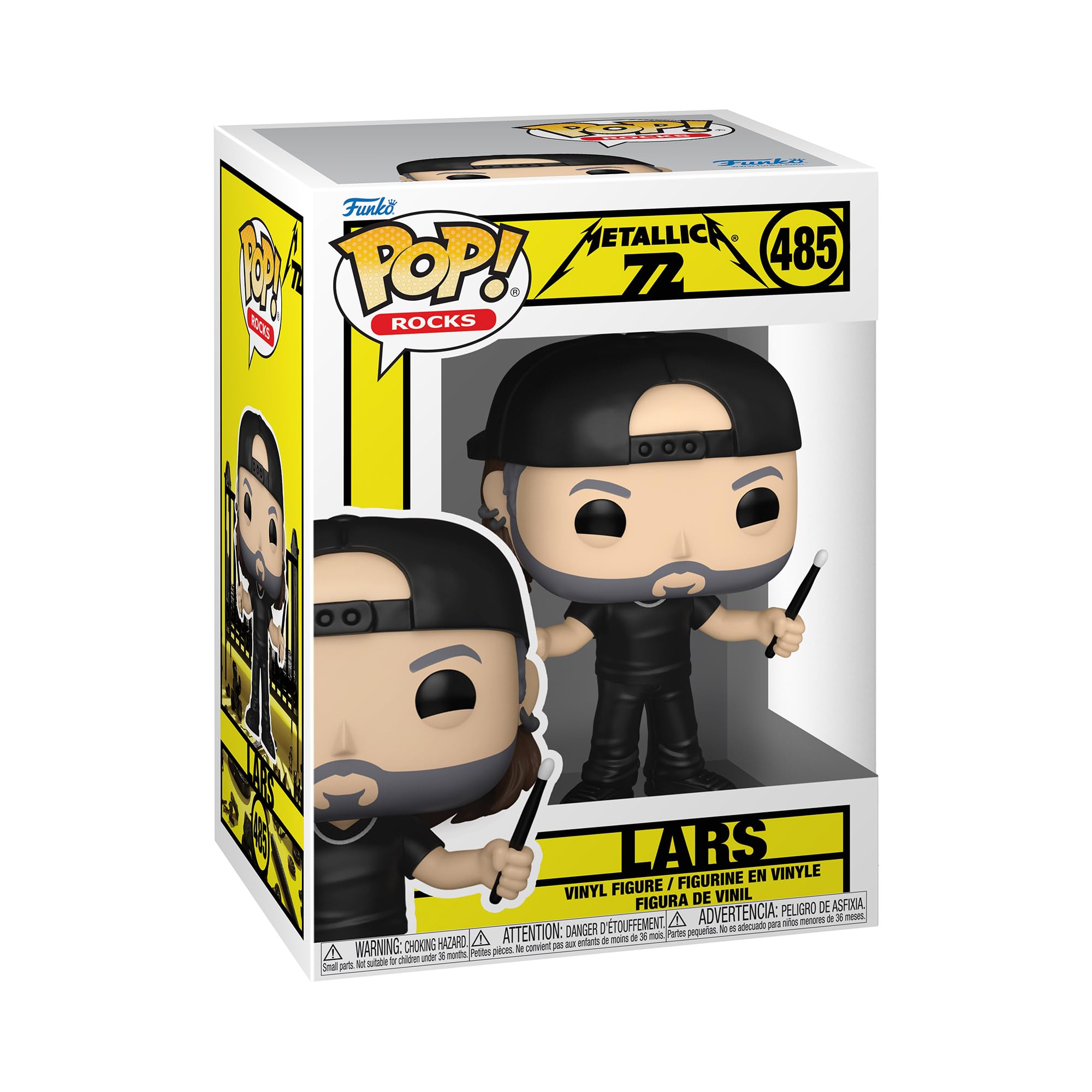 Funko Pop Lars 485 Metallica 72s Concert