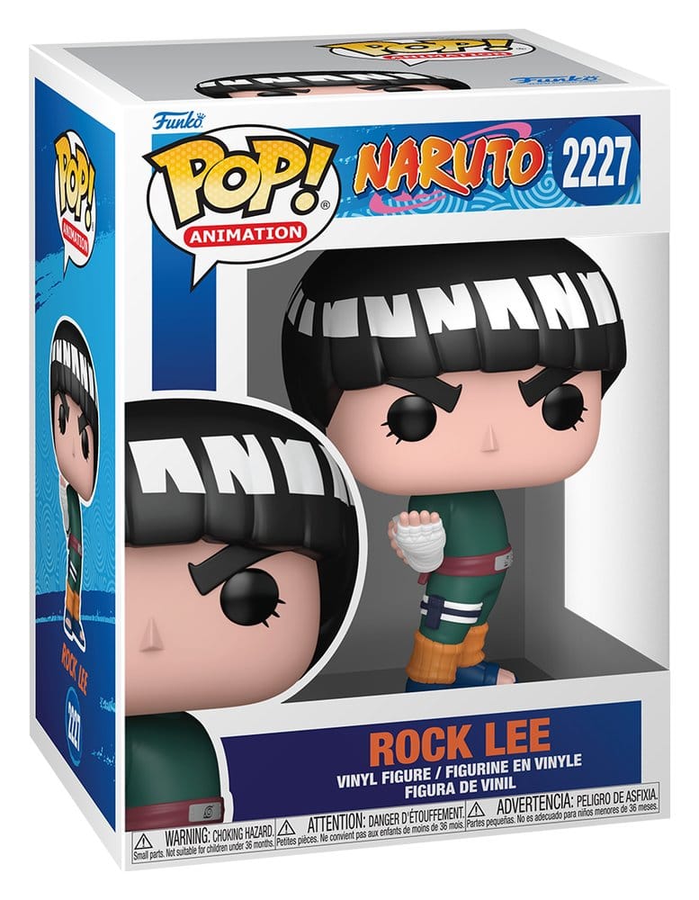 Funko Pop Rock Lee 2227 Naruto. Foto del Funko Pop nella scatola