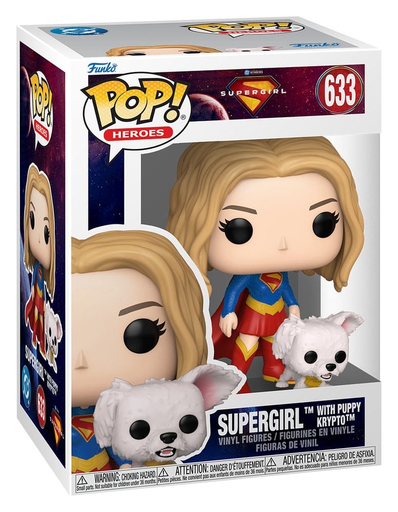 Funko Pop Supergirl with Puppy Krypto 633 Supergirl Special Edition