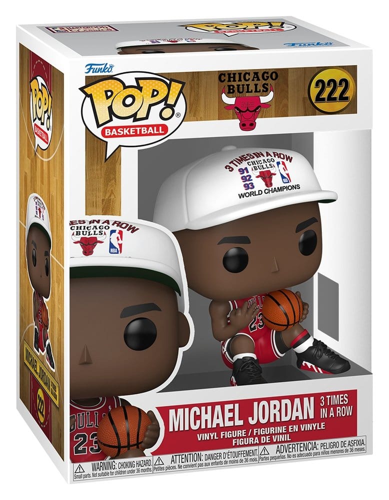 Funko Pp Michael Jordan 3 Times in a Row 222 Chicago Bulls
