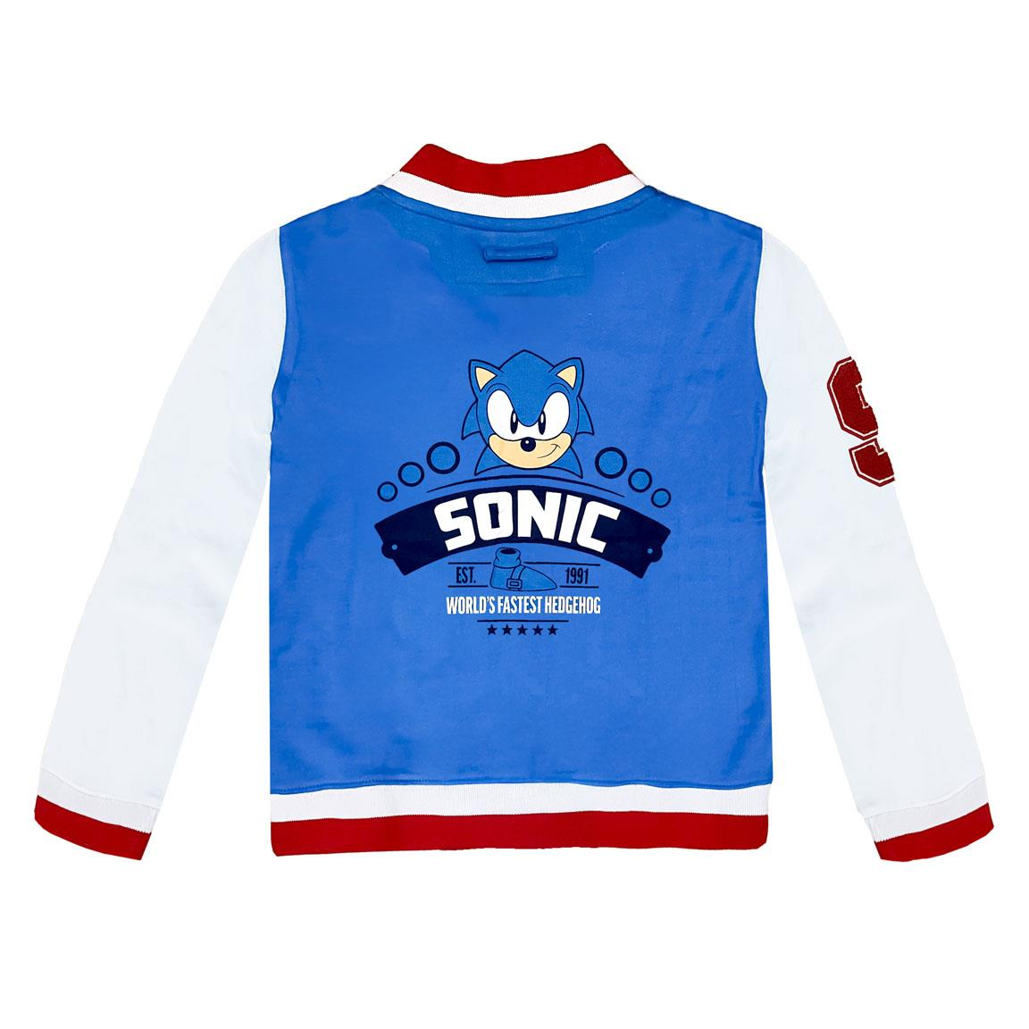 Giacca Baseball Sonic the Hedgehog Bambino Blu