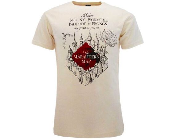 T-shirt Harry Potter Mappa del Malandrino