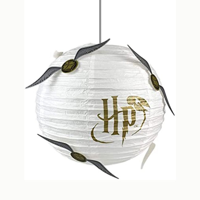 Harry Potter Paper Light Shade Boccino d'oro 30x30x30cm Paralume in carta bianca