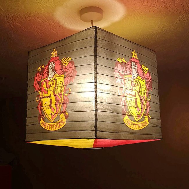 Harry Potter Paper Light Shade Grifondoro 30x30x30cm Paralume in carta