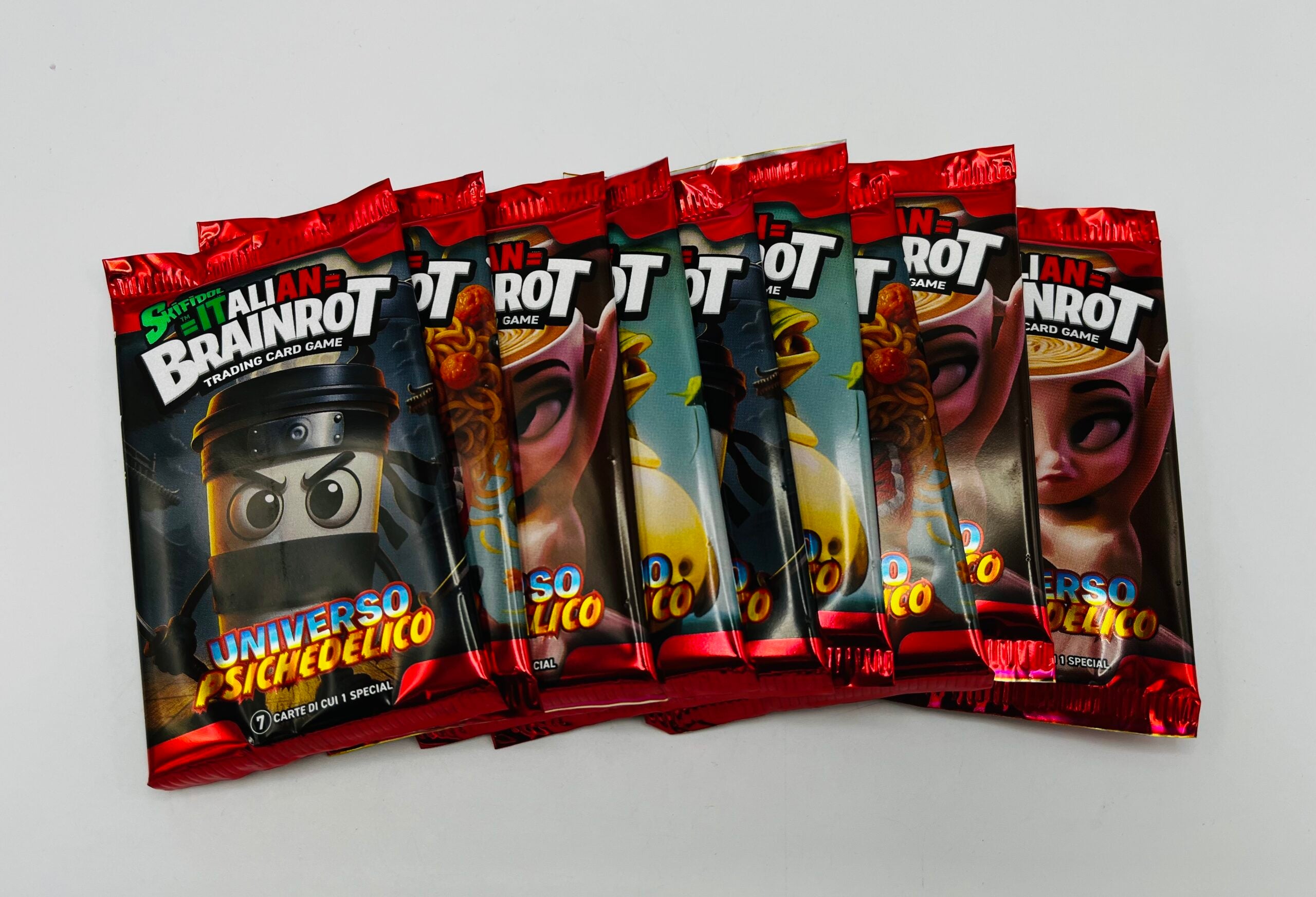 Brainrot TCG Universo Psichedelico Busta da 7 carte SKIFIDOL