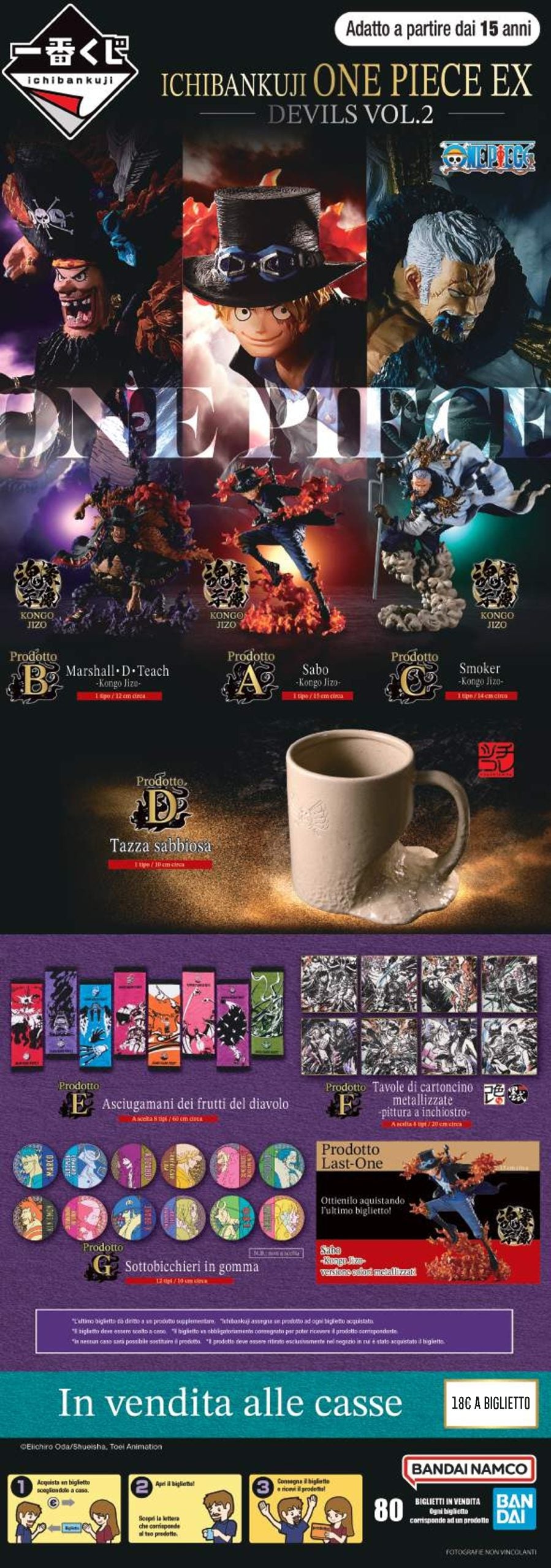 Ichiban KUJI One Piece Ex Devils Vol 2