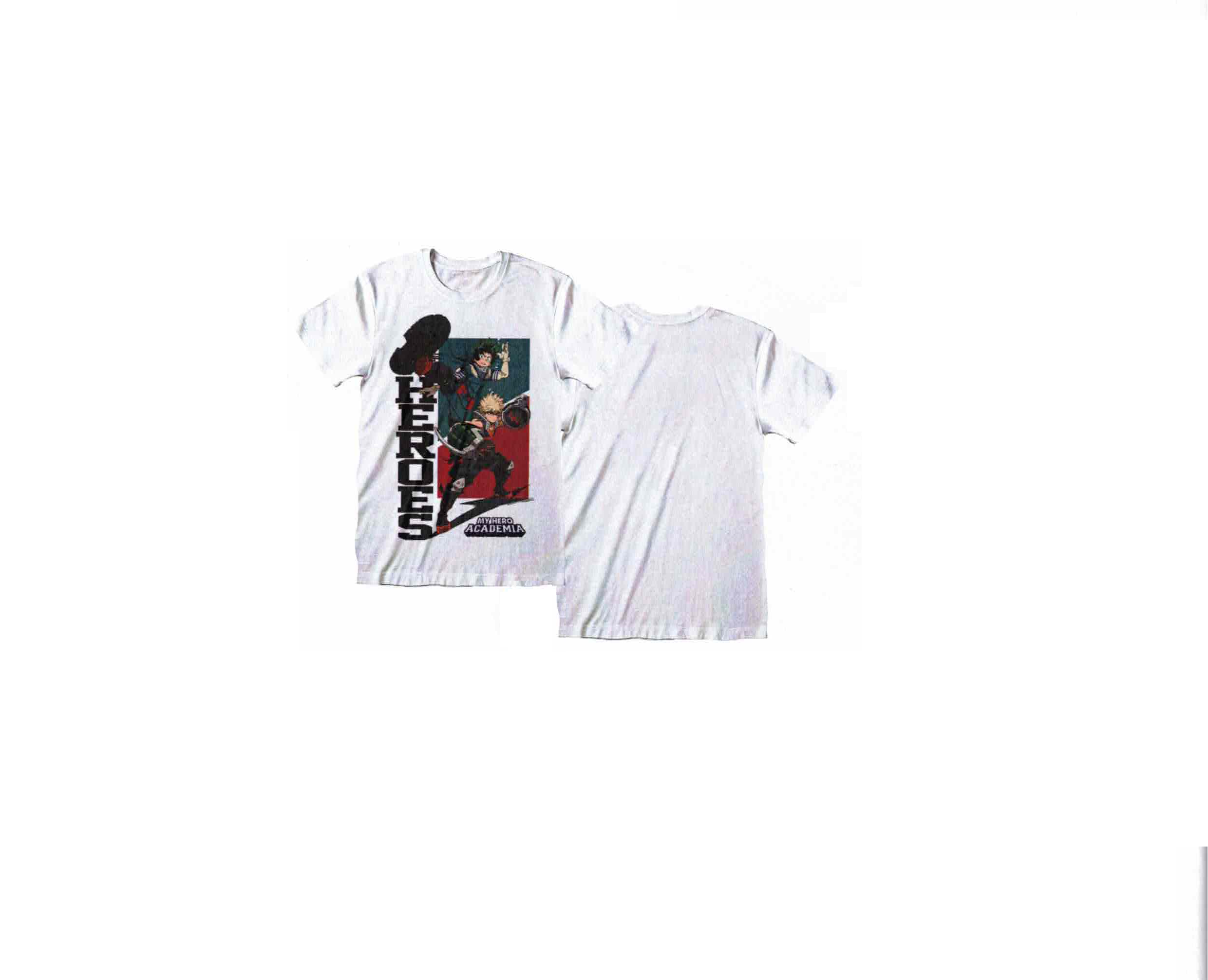 T-shirt Deku e Bakugo My Hero Academia