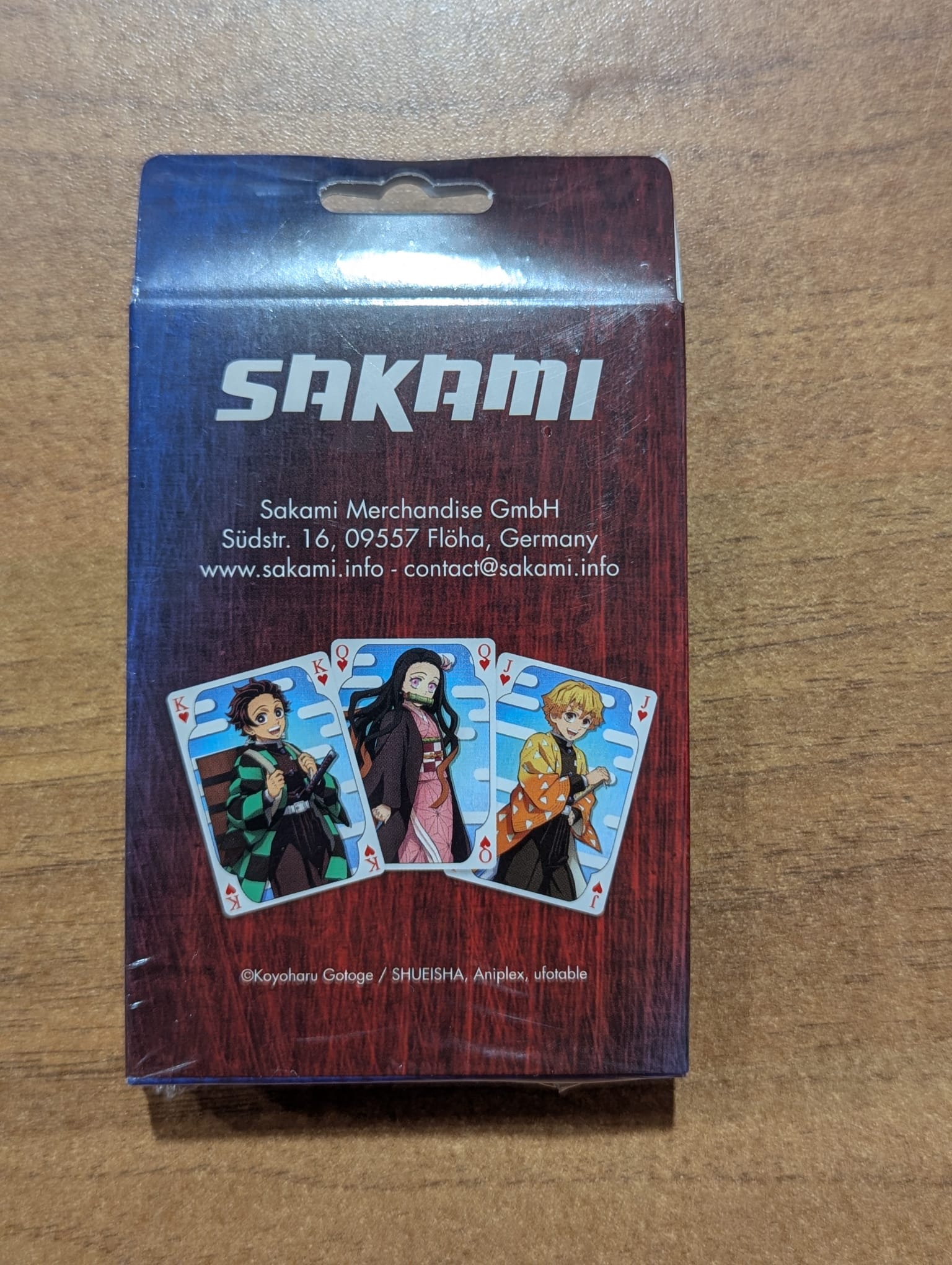 Carte da Gioco Demon Slayer