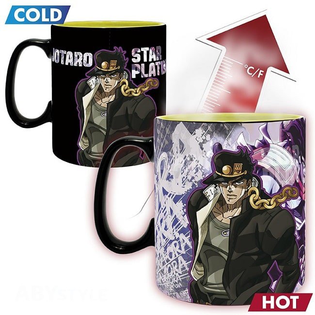 Jojo's Bizarre Adventure Tazza Magica Termosensibile Jotaro Dio 460 ml