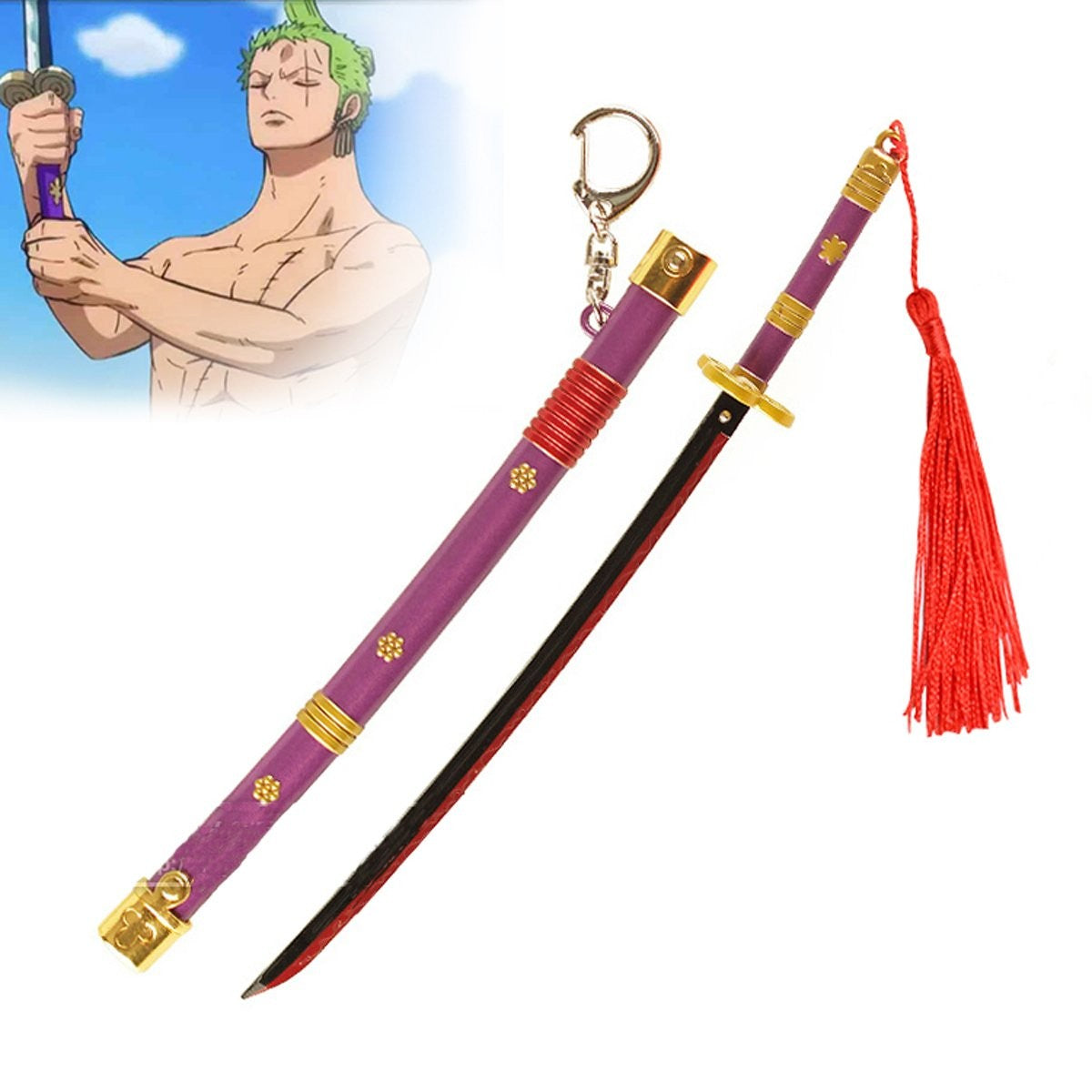 Portachiavi Replica Katana Enma Roronoa Zoro One Piece