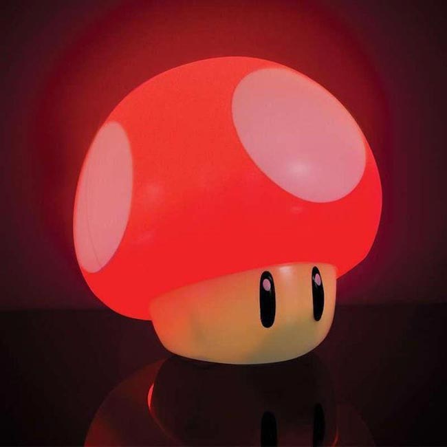 Lampada Funghetto Super Mario con suoni