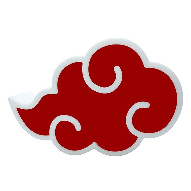 Lampada LED Nuvola Akatsuki Naruto Shippuden