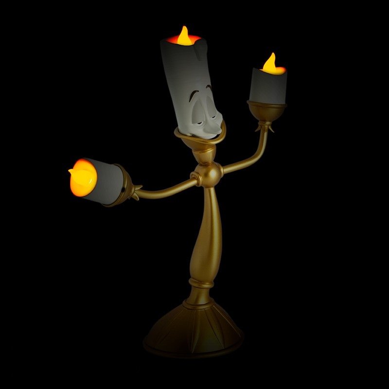 Lampada Lumiere La Bella e la Bestia Disney