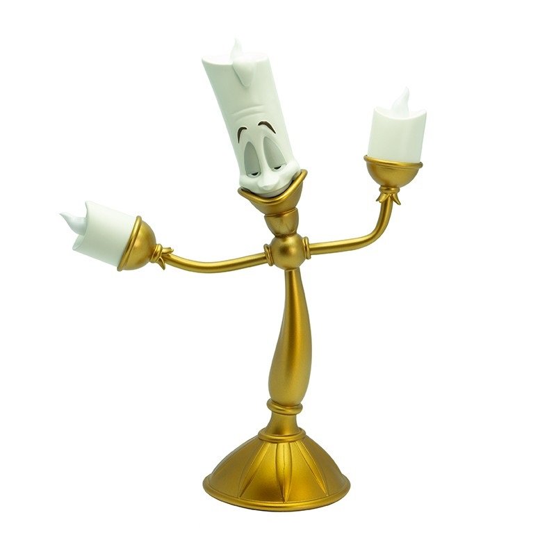 Lampada Lumiere La Bella e la Bestia Disney