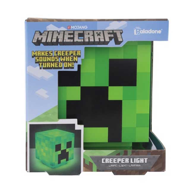 Lampada Minecraft Creeper 11cm