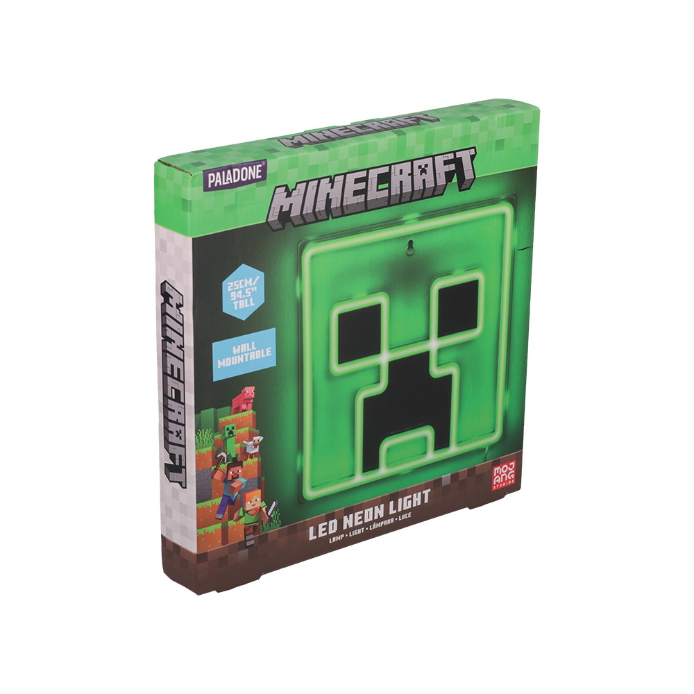 Lampada LED da parete Creeper Minecraft