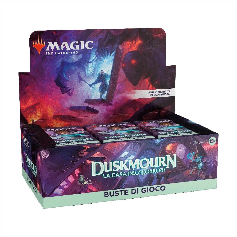 Magic the Gathering Duskmourn La casa degli orrori Box da 36 Buste di gioco ITA