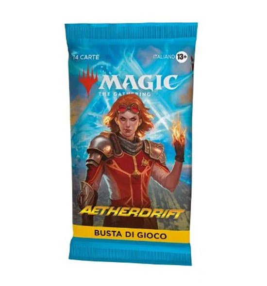 Magic The Gathering Aetherdrift Busta da Gioco da 14 carte ITA