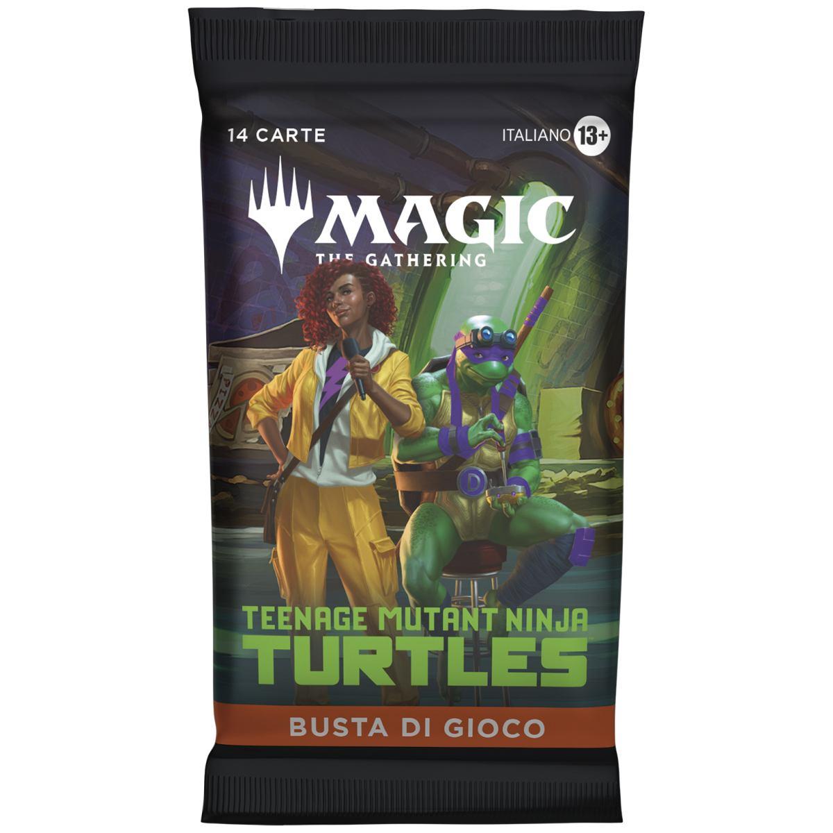 Magic the Gathering Teenage Mutant Ninja Turtle Busta di Gioco da 14 carte ITA