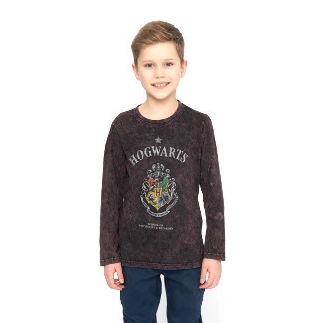 Maglia a manica lunga da bambini Harry Potter Hogwarts