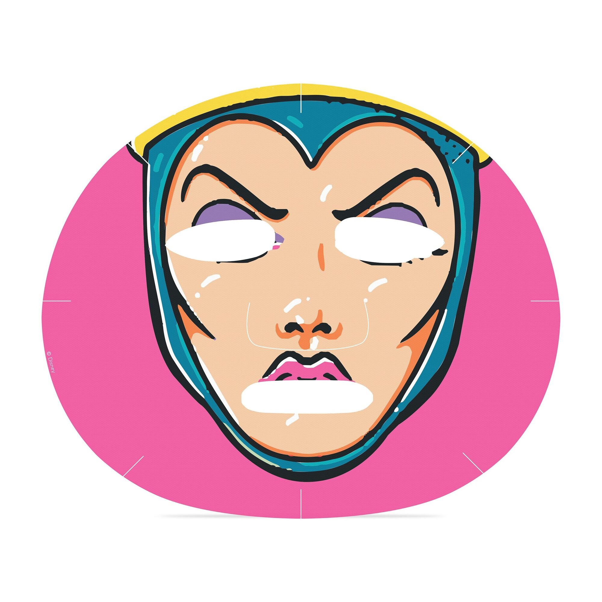 Maschera Viso in Tessuto Mad Beauty Disney Wicked Villains Evil Queen