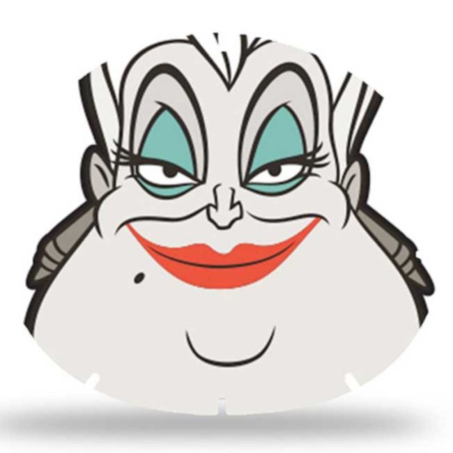 Maschera di bellezza per viso in tessuto Disney Villains Ursula Mad Beauty