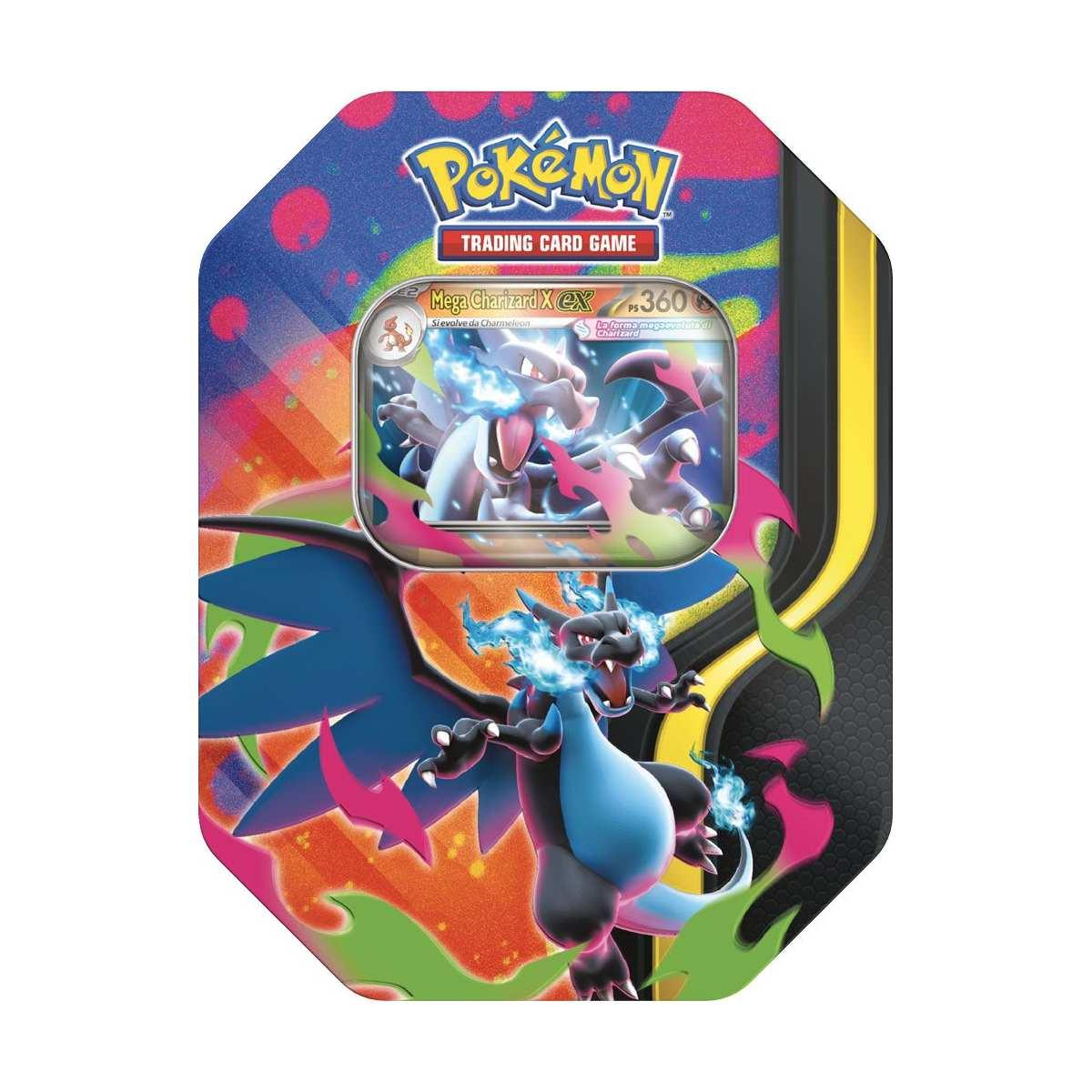 Pkemon Mega Charizard EX Tin italiano