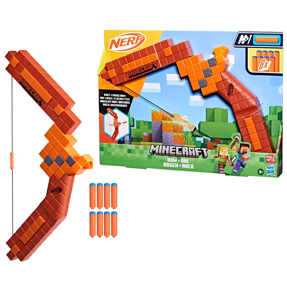 Arco Spara dardi Minecraft NERF