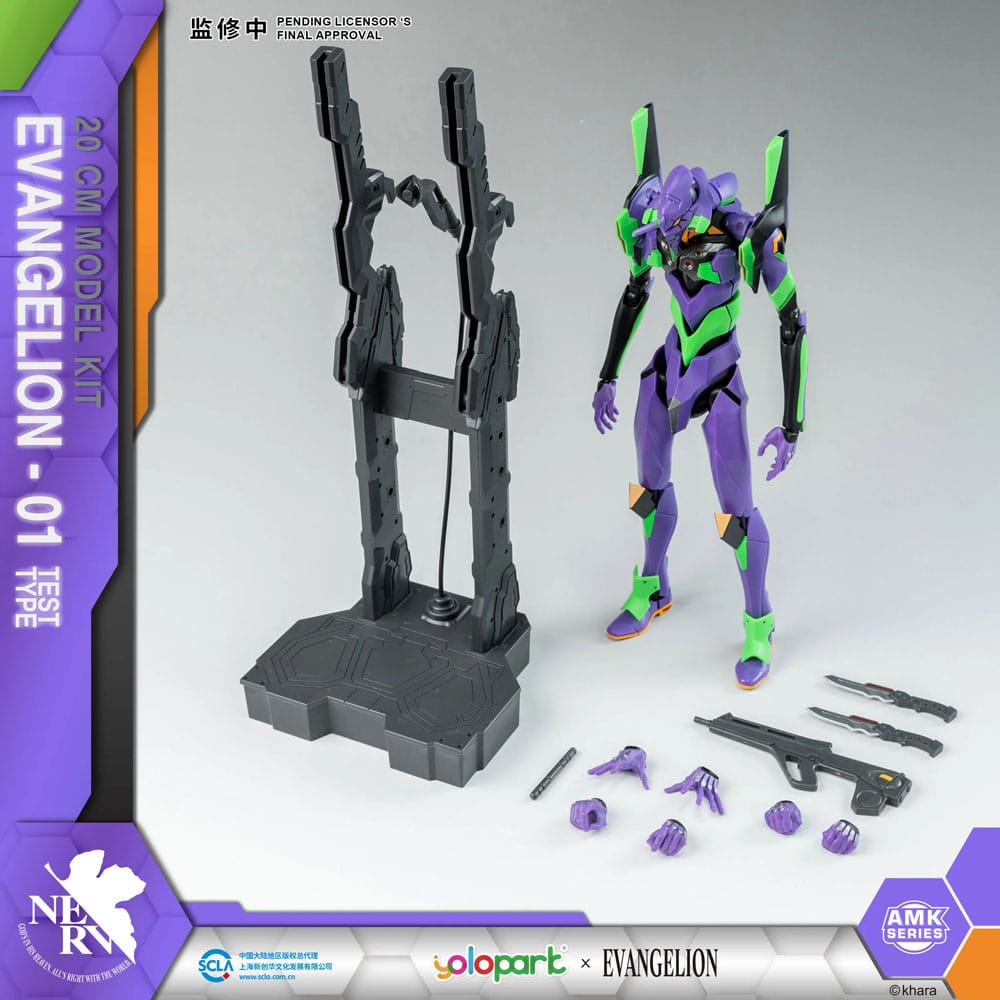 Modellino Neon Genesis Evangelion AMK Series Plastic Model Kit Eva-01 20 cm