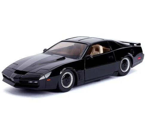 Modellino Knight Rider KITT Super Car Die Cast figure scala 1 a 24
