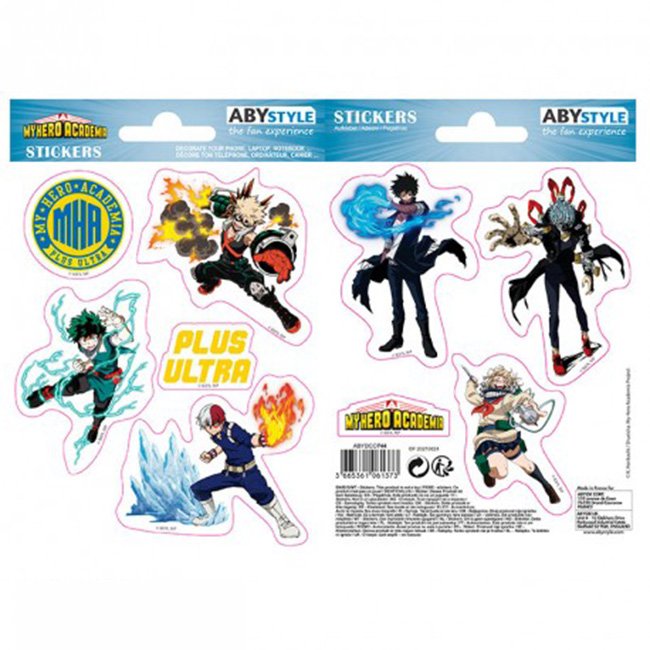 My hero Academia stickers adesivi Eroi e Cattivi