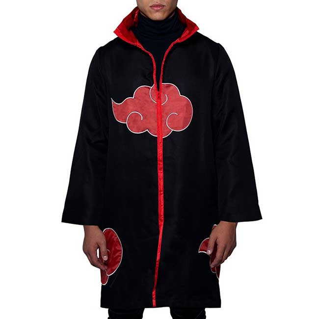 Naruto Shippuden Costume Mantello Organizzazione Alba
