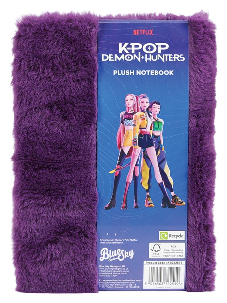 Notebook A5 Huntr/x Plush K-Pop Demon Hunters
