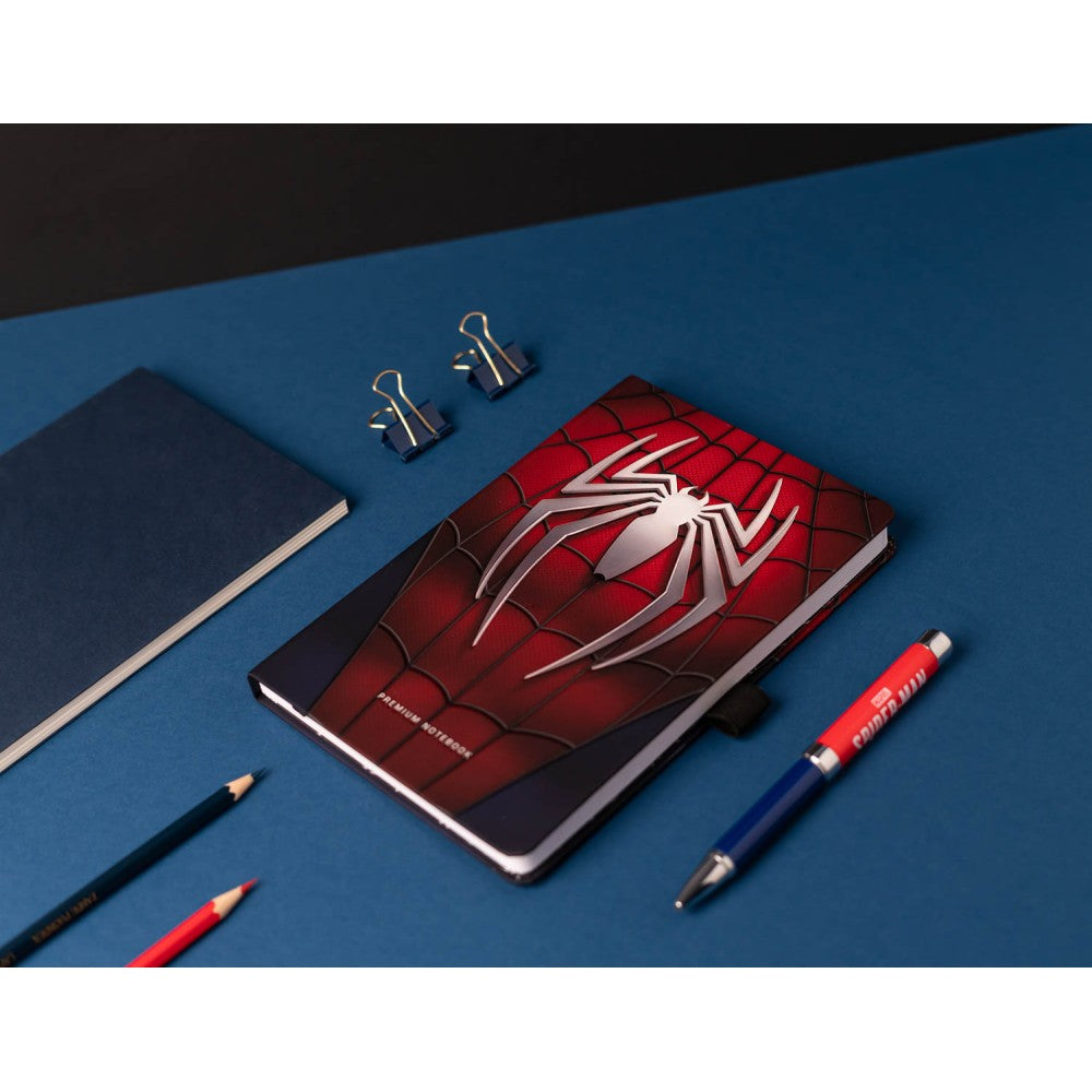 Notebook A5 Premium Spider Man con Penna Proiettore Marvel