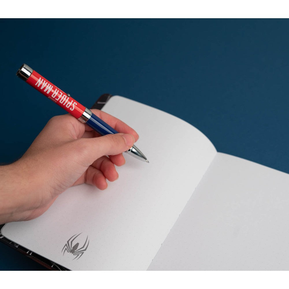 Notebook A5 Premium Spider Man con Penna Proiettore Marvel