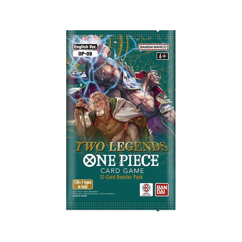 One Piece Card Game OP-08 Two Legends Busta da 12 carte ENG