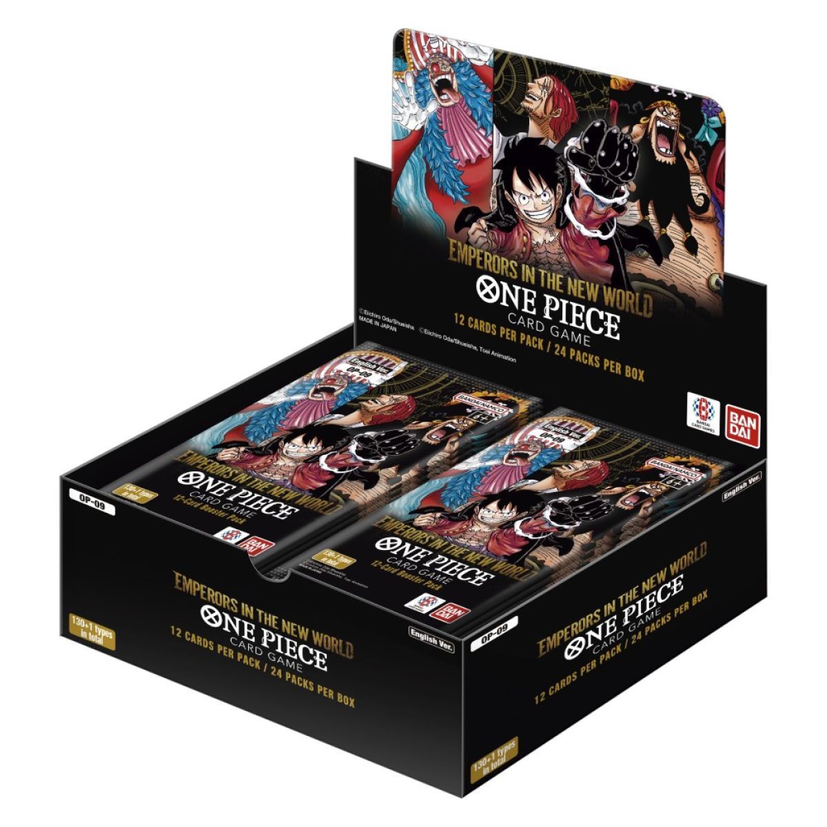 One Piece Card Game OP-09 Emperors in the New World BOX 24 Bustine ENG