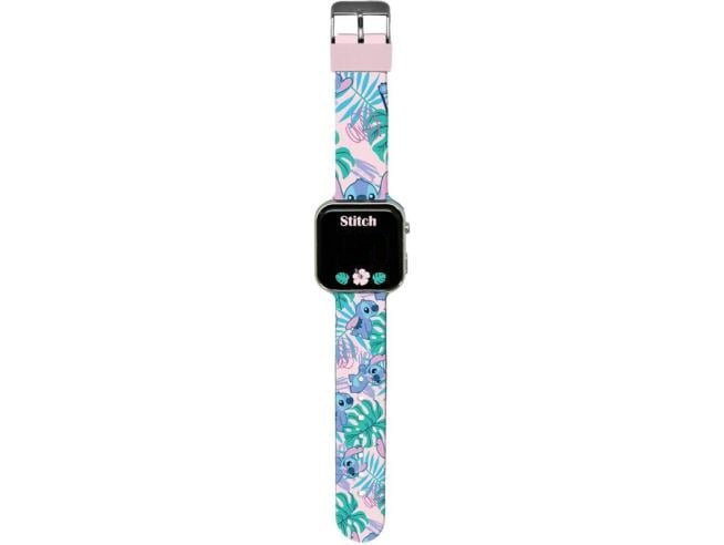Orologio da Polso Digitale LED Stitch Disney Rosa